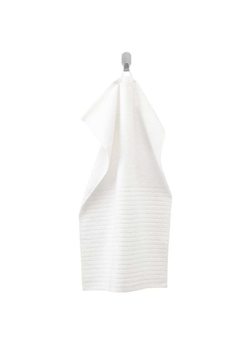 ESTABLISHER VGSJN White Hand Towel 2Pack 40x70 cm 16x28 inches Soft Absorbent and Stylish Towels for Bathroom Spa and Everyday Use Perfect for Comfort and a Clean Classic Look