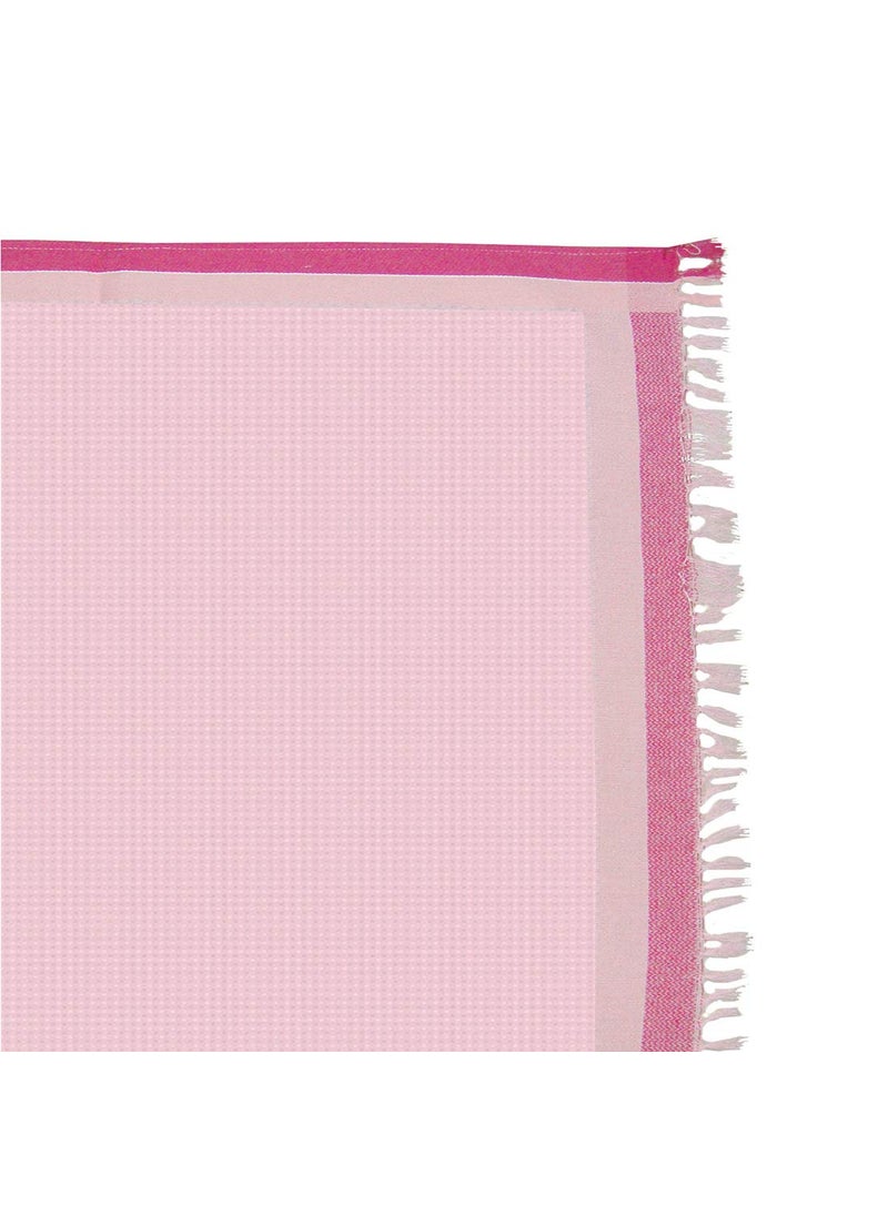 Athom Living Light Weight Cotton Premium Waffle Border Bath Towel 75x150 cm Pack of 2
