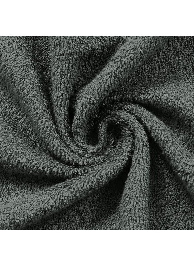 DRYHUG Good Product Finer Touch Premium Microfiber BathBathroom Towels LadiesGentsAdult Lightweight UltraSoft 400 GSM Fade Resistant Plain BG54B Size 75X150 Gray