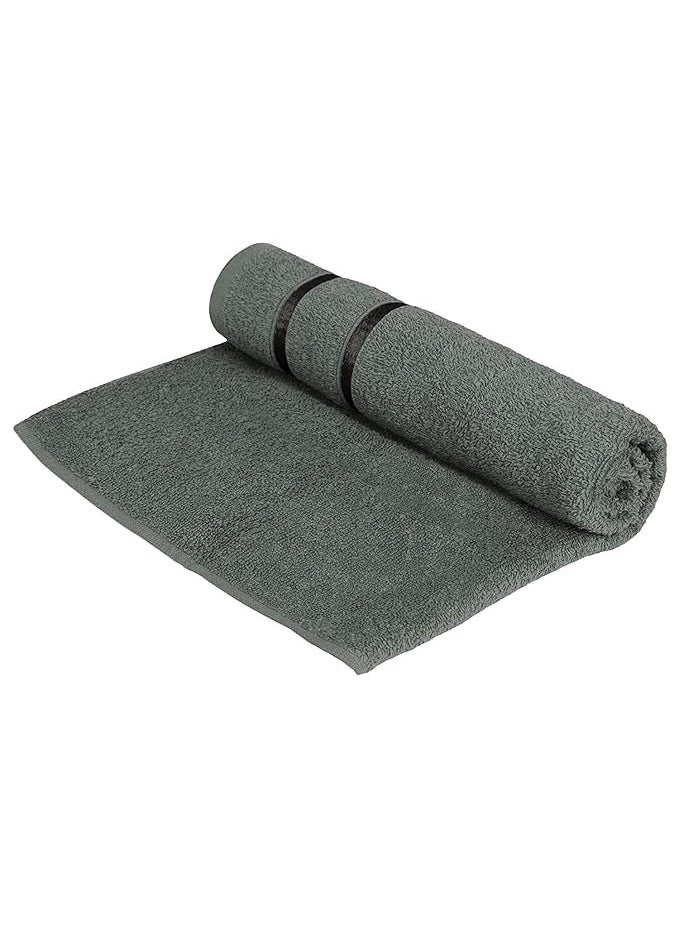 DRYHUG Good Product Finer Touch Premium Microfiber BathBathroom Towels LadiesGentsAdult Lightweight UltraSoft 400 GSM Fade Resistant Plain BG54B Size 75X150 Gray