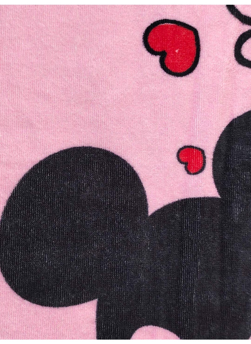Athom Living Disney Mickey Minnie Mouse Large Bath Towel 300 GSM 75x150 cm