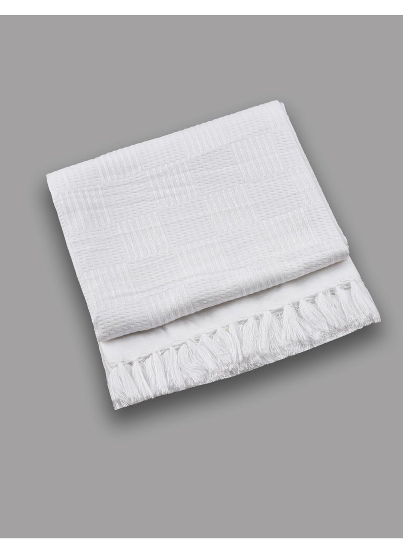 RAMRAJ COTTON Unisex Waffle Design Bath Towel Pack of 3 Multi Color_99 OS