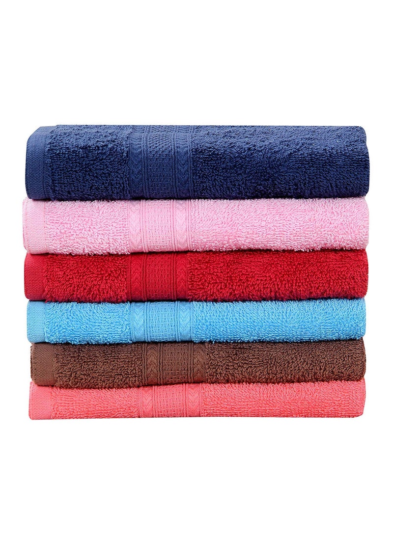 AKIN Royal Multicolor Cotton Hand Towel Set Hand Towels Bathroom Towel Bathroom Napkin Pack of 24