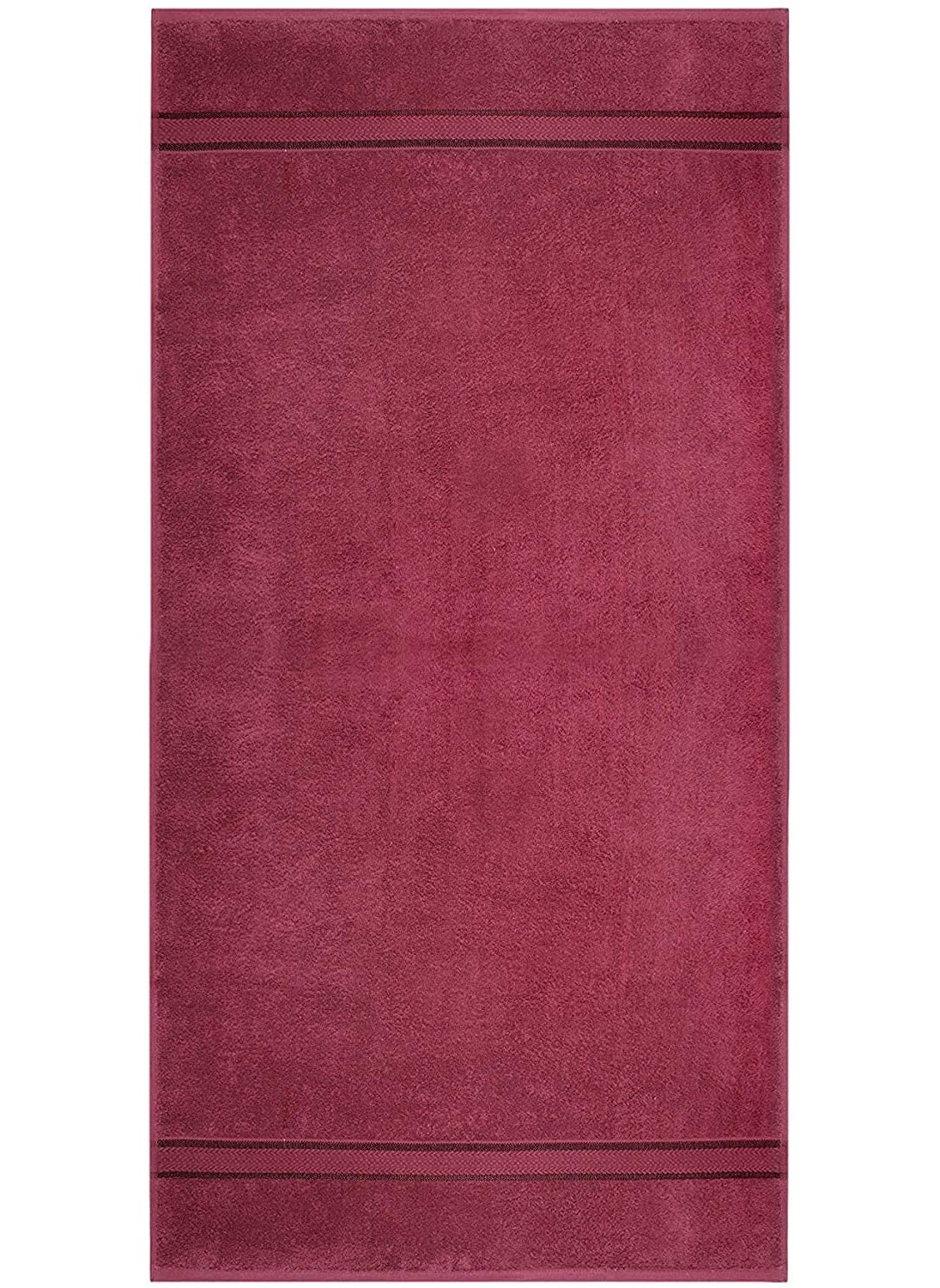 AKIN Ultra Soft Luxury 6 Piece Ringspun Cotton Towel Set 580GSM Heavyweight 2 Bath Towels 2 Hand Towels 2 Washcloths Mahroon
