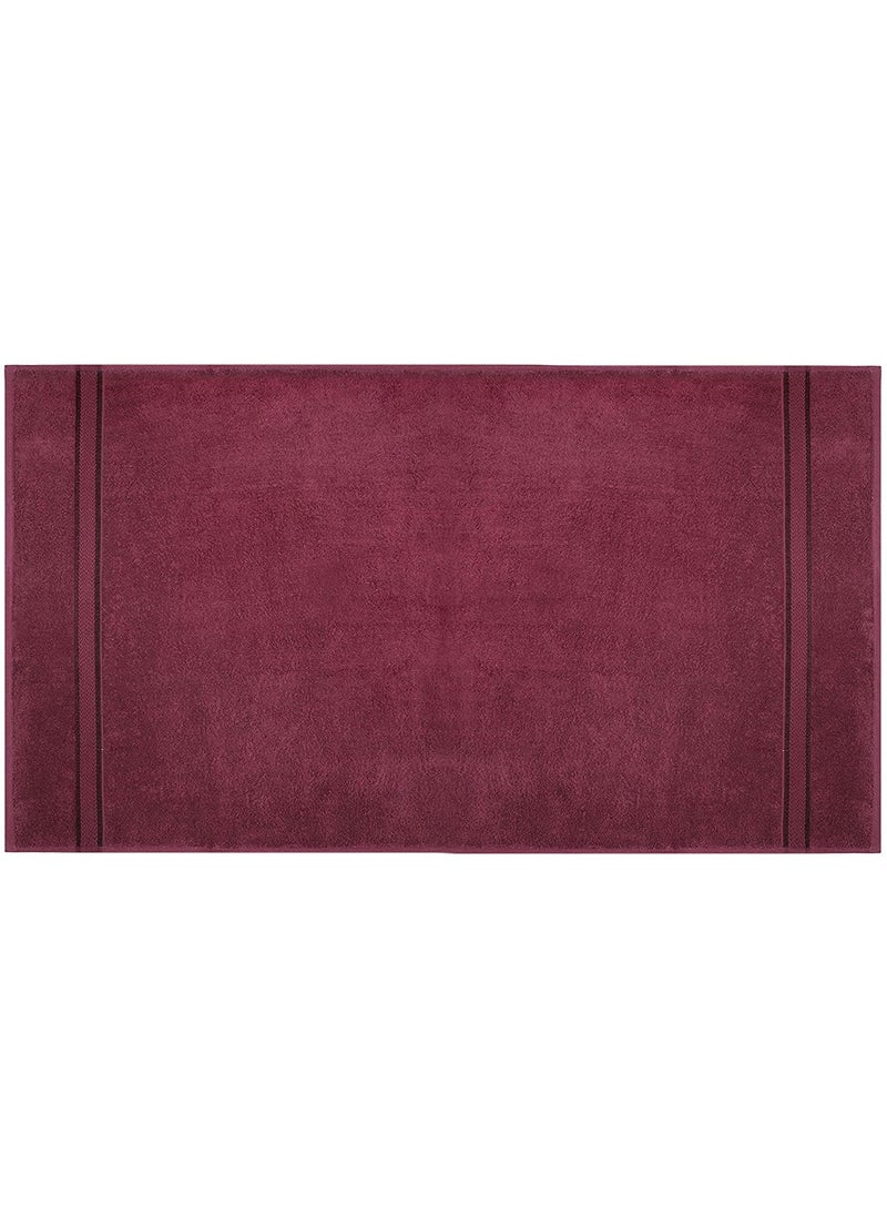 AKIN Ultra Soft Luxury 6 Piece Ringspun Cotton Towel Set 580GSM Heavyweight 2 Bath Towels 2 Hand Towels 2 Washcloths Mahroon