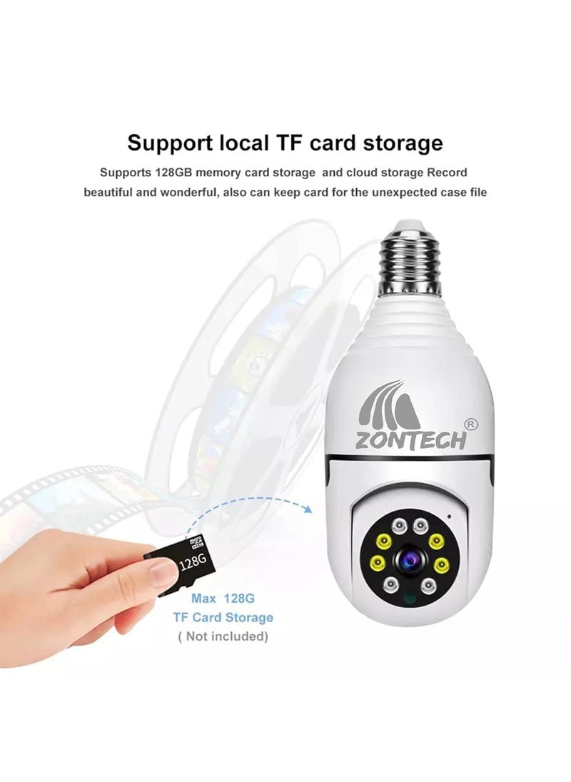 Indoor WiFi Security Camera 1080p HD Video Night Vision App Controlled 4