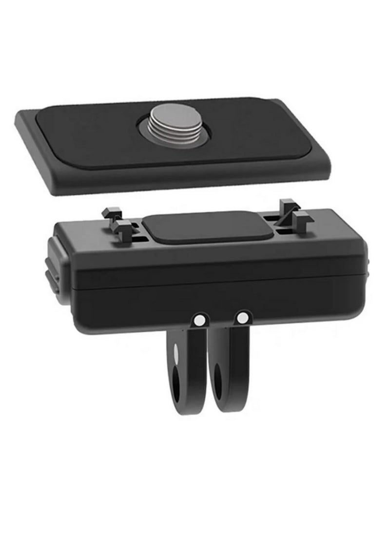 For Insta360 Ace Pro Magnetic Quick Release Base Metal Foldable Adapter Dual Use for Sports Camera Accessories Quick Installation Stable Reliable Connect Various Accessories