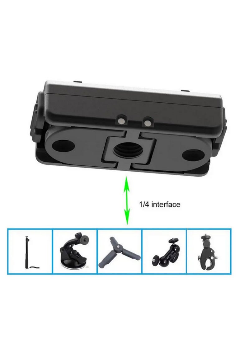 For Insta360 Ace Pro Magnetic Quick Release Base Metal Foldable Adapter Dual Use for Sports Camera Accessories Quick Installation Stable Reliable Connect Various Accessories