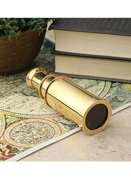 Ximdeco Golden Brass Telescope 6