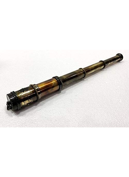 MA SONS Antique Maritime Brass Dolland London Telescope Nautical Vintage Spyglass Scope