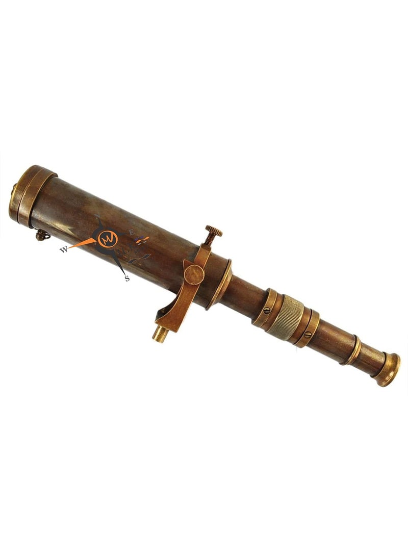 MA SONS Vintage Brass Telescope with Tripod Stand Antique Finish Vintage Nautical
