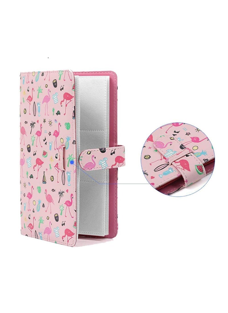 ZIKKON 2x3 inch Mini Photo Album 96 Photo Pocket Storage Album for fujifilm instax mini film used in Mini 121199099Liplay Evo Mini 3 Photo CardsTickets Business CardsFlamingo watermelon