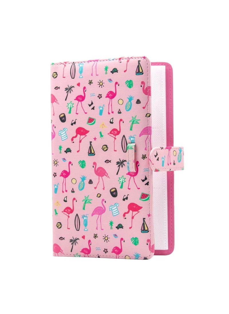 ZIKKON 2x3 inch Mini Photo Album 96 Photo Pocket Storage Album for fujifilm instax mini film used in Mini 121199099Liplay Evo Mini 3 Photo CardsTickets Business CardsFlamingo watermelon