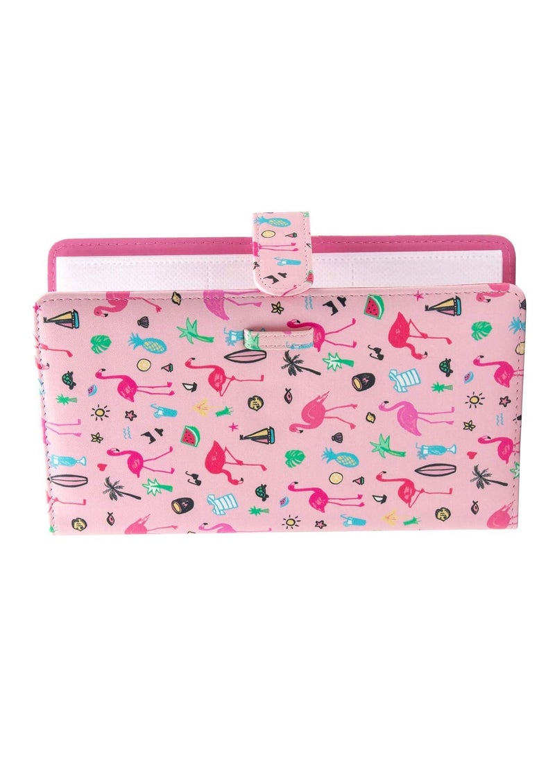 ZIKKON 2x3 inch Mini Photo Album 96 Photo Pocket Storage Album for fujifilm instax mini film used in Mini 121199099Liplay Evo Mini 3 Photo CardsTickets Business CardsFlamingo watermelon