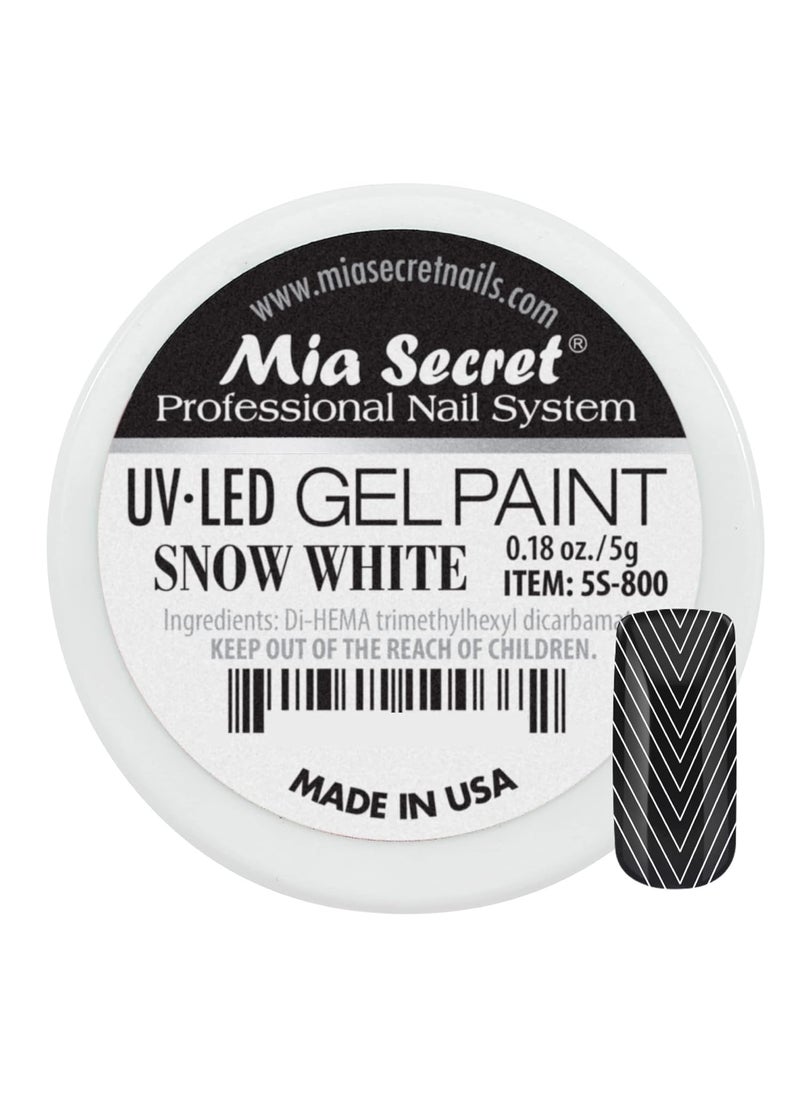 Mia Secret Professional Nail System UV/LED Gel Paint - 5 grams (Snow White)