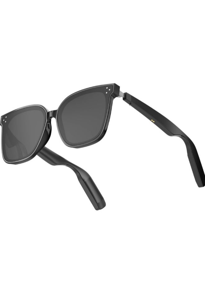 Manufacturers 2024 Private Model Bluetooth Sunglasses Listen To Songs And Call Driving Fishing Outdoor Essential Artifact-Color:Black