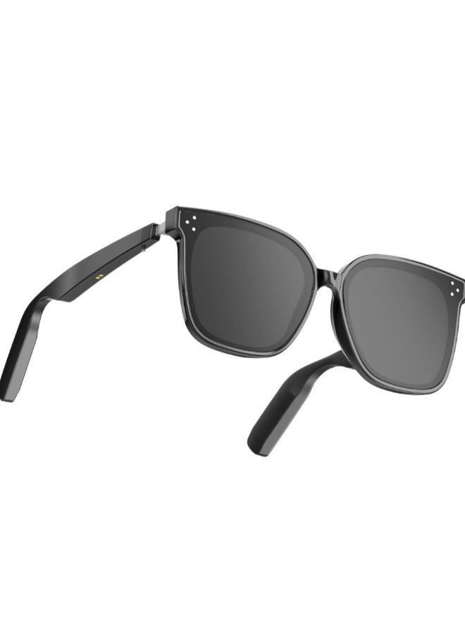 Manufacturers 2024 Private Model Bluetooth Sunglasses Listen To Songs And Call Driving Fishing Outdoor Essential Artifact-Color:Black