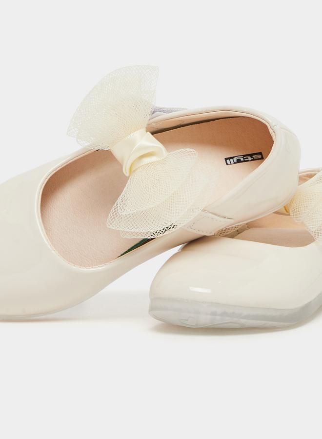 Flower Corsage Flat Ballerinas Shoes