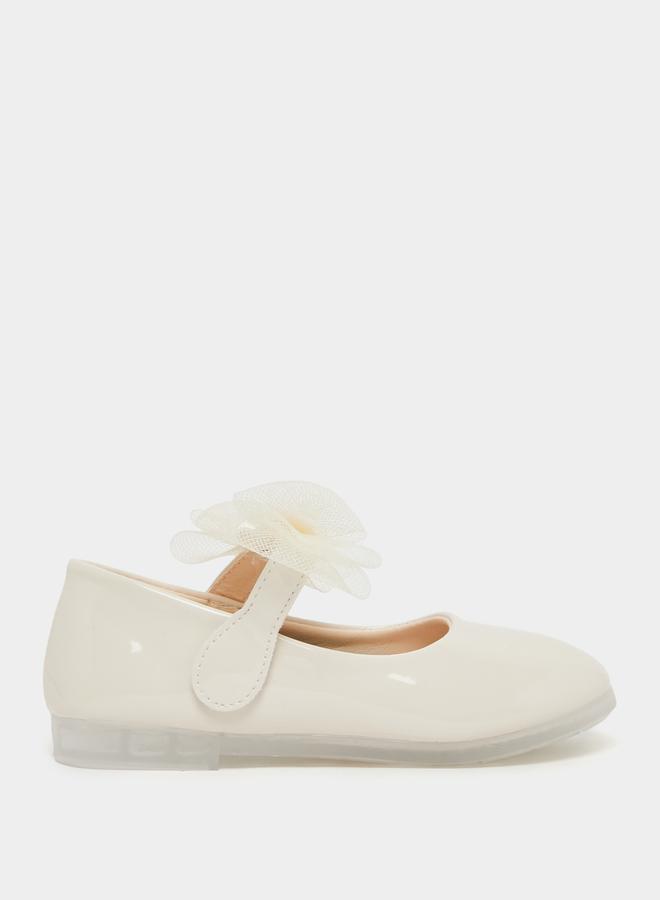 Flower Corsage Flat Ballerinas Shoes