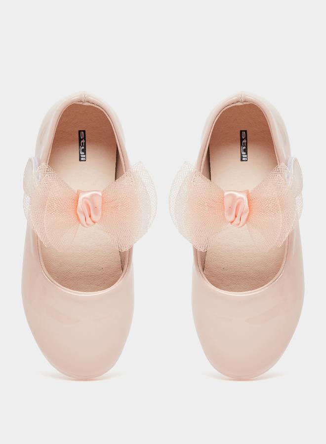 Flower Corsage Flat Ballerinas Shoes