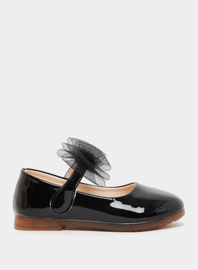 Flower Corsage Flat Ballerinas Shoes