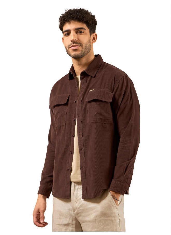 Chocolate Brown  Shirt for Men