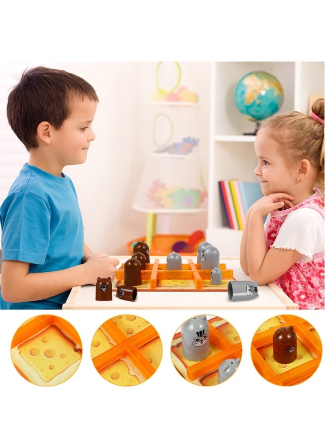 Cartoon Tic tac toe Board Game, Stacking Cup Board Game Toy/Tic- Tac- Toe game/Stacking Cups Nesting Cups/Puzzle Board Game Portable Travel Toy for Children Kids