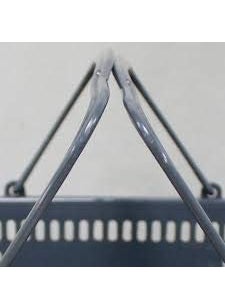 Bigapple 32L SupermarketMultipurpose Shopping Basket Grey Pack of 1