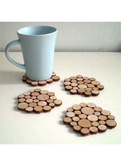 ToyroomRoom full of Smiles Natural Wooden Tree Slices Unfinished Wood Circles EcoFriendly Craft kit for Art Craft 50 Pieces