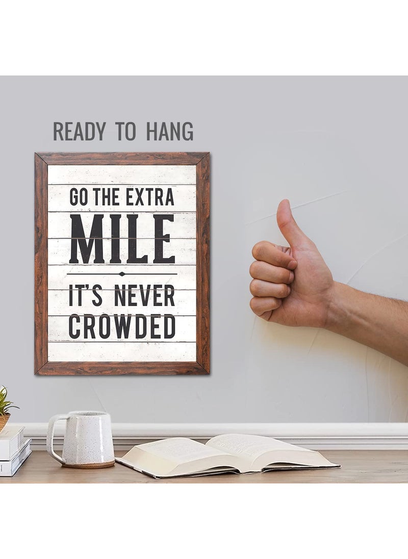Chaka Chaundh Motivational Quote Frames Inspirational Wall Quotes for OFFICE STUDENT STUDY ROOM 14 X 11 Inches Set of 4 Inspirational quotes Set of 4 14 X 11 Inches