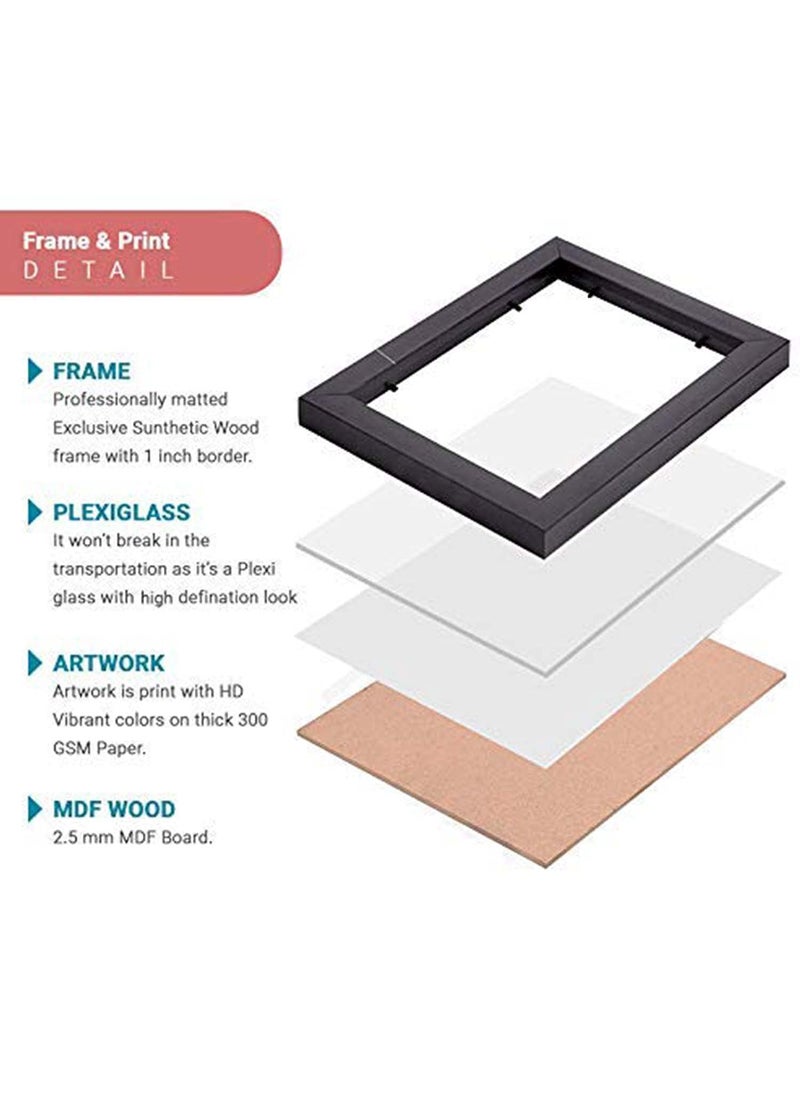 kotart Wood Quotes Frames For Wall Decor For Bokks Lovers Frames For Library Wall Decoration Wall Frames For Home And Living Room 11 Inch X 11 Inch Multi Set Of 4