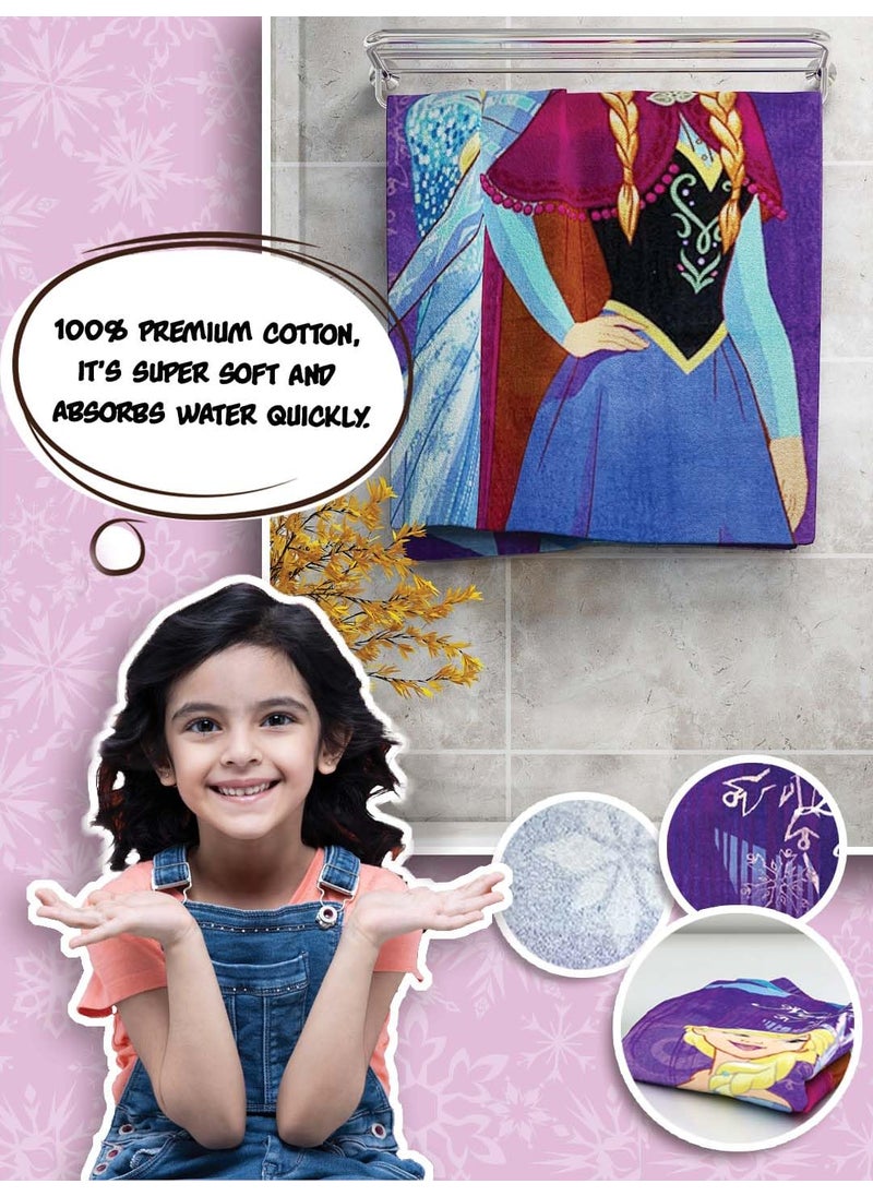 Athom Living Disney Frozen Kids Bath Towel 350 GSM 60x120 cm