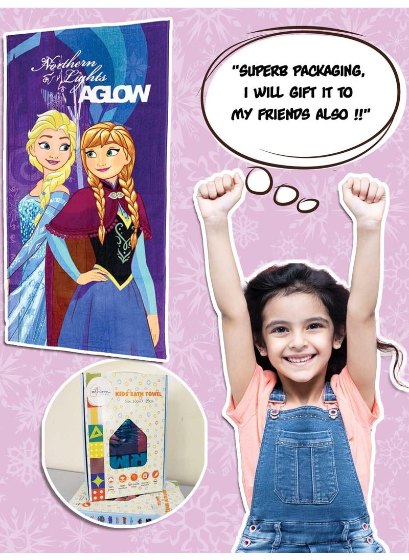 Athom Living Disney Frozen Kids Bath Towel 350 GSM 60x120 cm