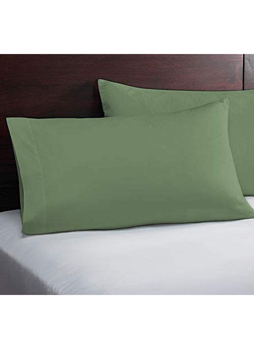 400 TC Export Quality 100 Egyptian Cotton Quality 2 Pcs Pillow Covers 17 x 27 Emerald Green Color