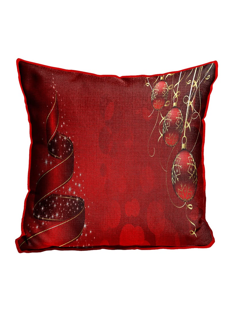 DREAMVIO Polyester Jute Merry Christmas ThrowPillow Cushion Covers for Living Room Set of 5 16 X 16 Inch Multicolor Dv516Mccjute0062