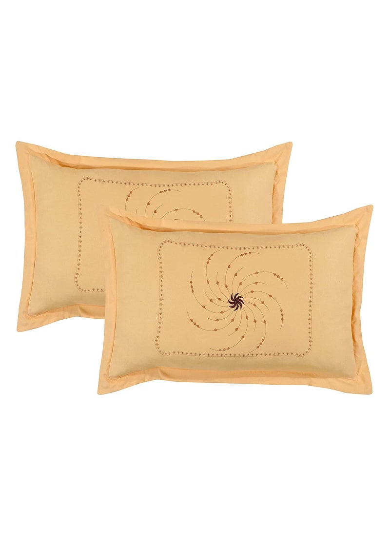 Rj Products Embroided Pillow Covers Set of 6 Piece Multi Color