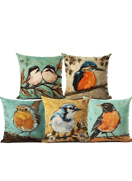 AEROHAVEN Set Of 5 Decorative Hand Made Velvet ThrowPillow Cushion Covers Cc38 Multicolor 16 Inch X 16 Inch 175 TC
