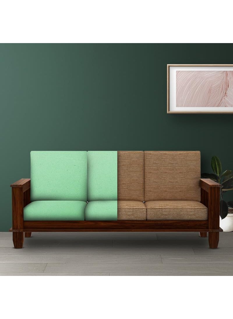 SLEEP XPERT Sense High Density 50D Foam for Custom Furniture Sofa Couch Cushioning Comfortable Bouncy PU Moulded Seating Cushion Foam Padding 22x21x3 Inch 15 Years Replacement Warranty