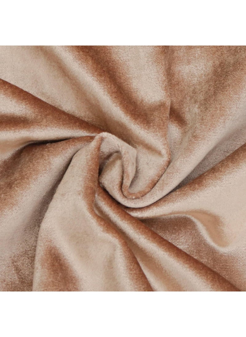 beddingNdecor Champagne Velvet Viscose Fabric 54137cm Wide Upholstery Fabric for Curtains Cushions Sofa Covers Furnishing 250GSM Velvet Fabric by Meter Breathable Velvet Fabric Skin Friendly
