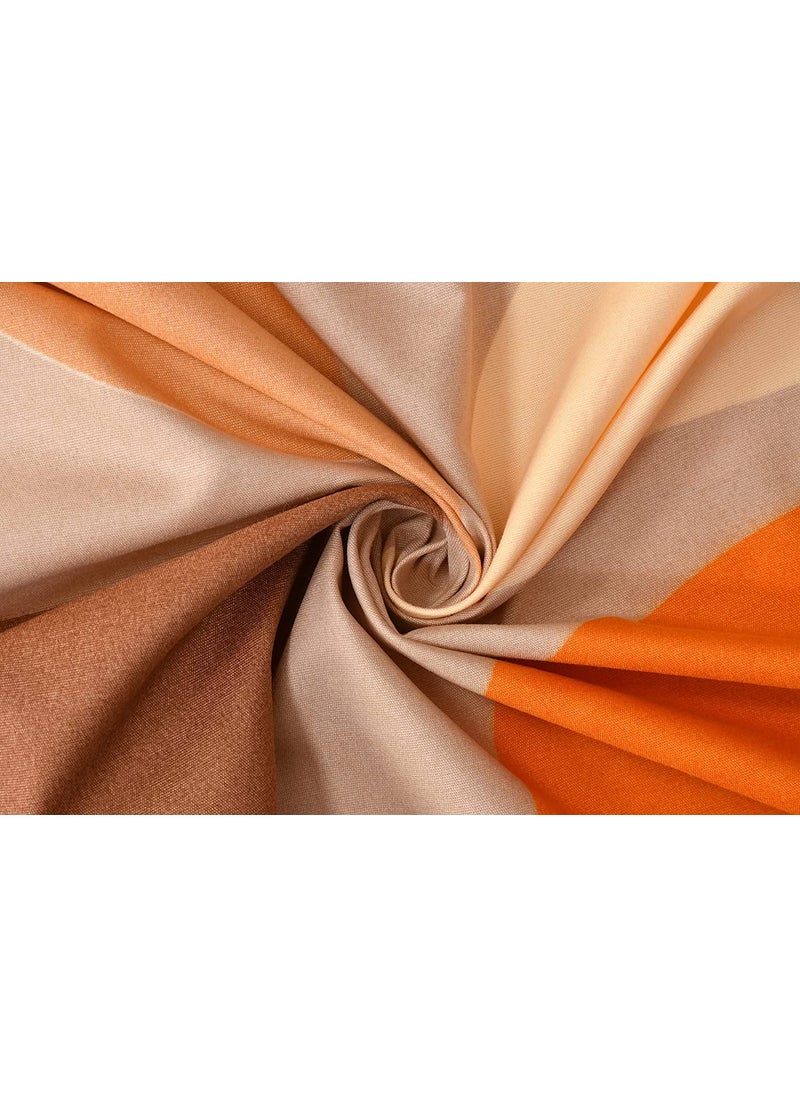 Festival Home Furnishings Cotton Fabric 5D Diwan Covers Set of 2 Bolster Covers 1 Bedsheet 5 Cushion Covers Standard Size Creamy