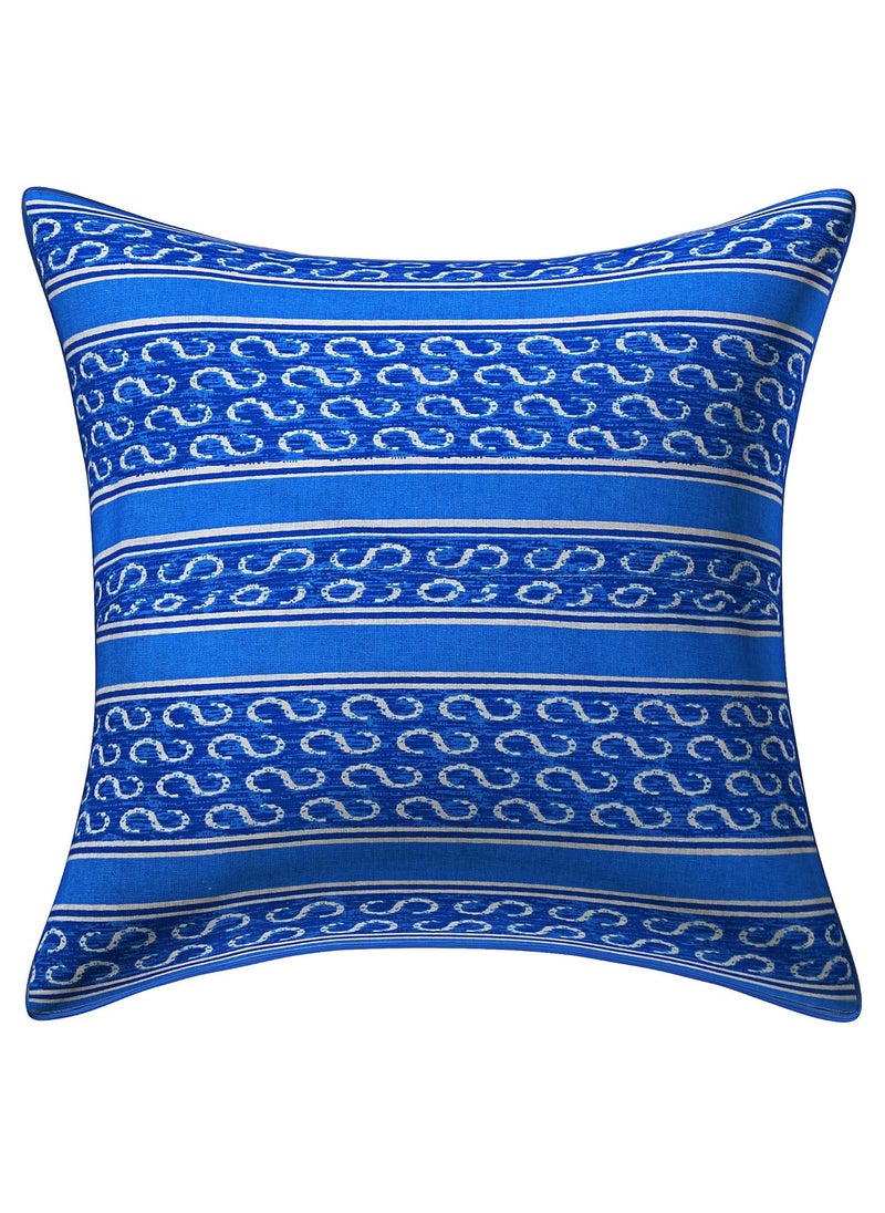 Skykross Everyday A New Thing Damask Print 100 Pure Cotton Cushion Cover Bolster Cover Set of 7 Decorative Covers for SofaBedroomLiving Room 16 16 16 32 Sky Blue