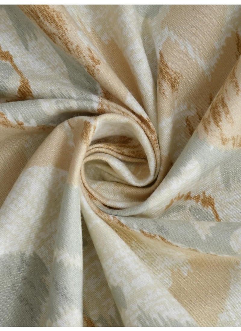 BREVARD Glacecotton DoubleDuvet CoverRajai CoverBlanket Cover with Zipper 90x100 Inch Offwhite