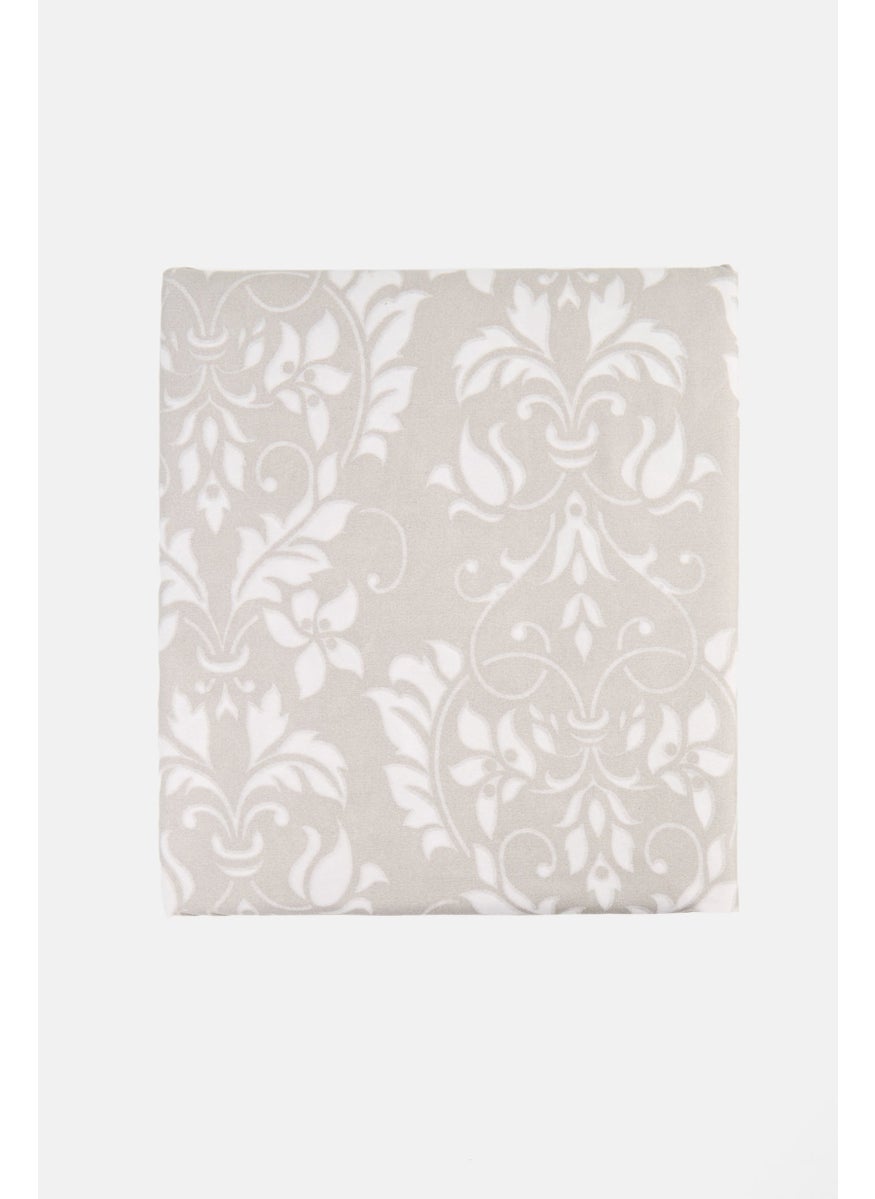 Allover Print Microfiber Soft And Rich Duvet Cover Set, Grey