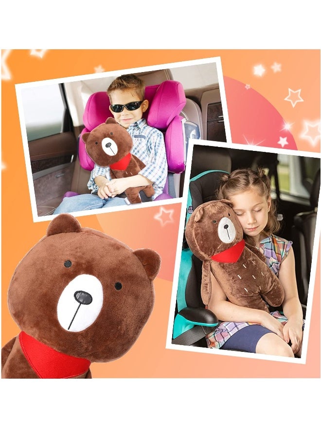Seat Belt Cover Pillow for Kids Car Seatbelt Cushion Head Shoulder Neck Support Protector Pad Soft Stuffed Plush Travel Vehicle Safety Belts Strap Seatbelt Pillow For Kids Of All Ages