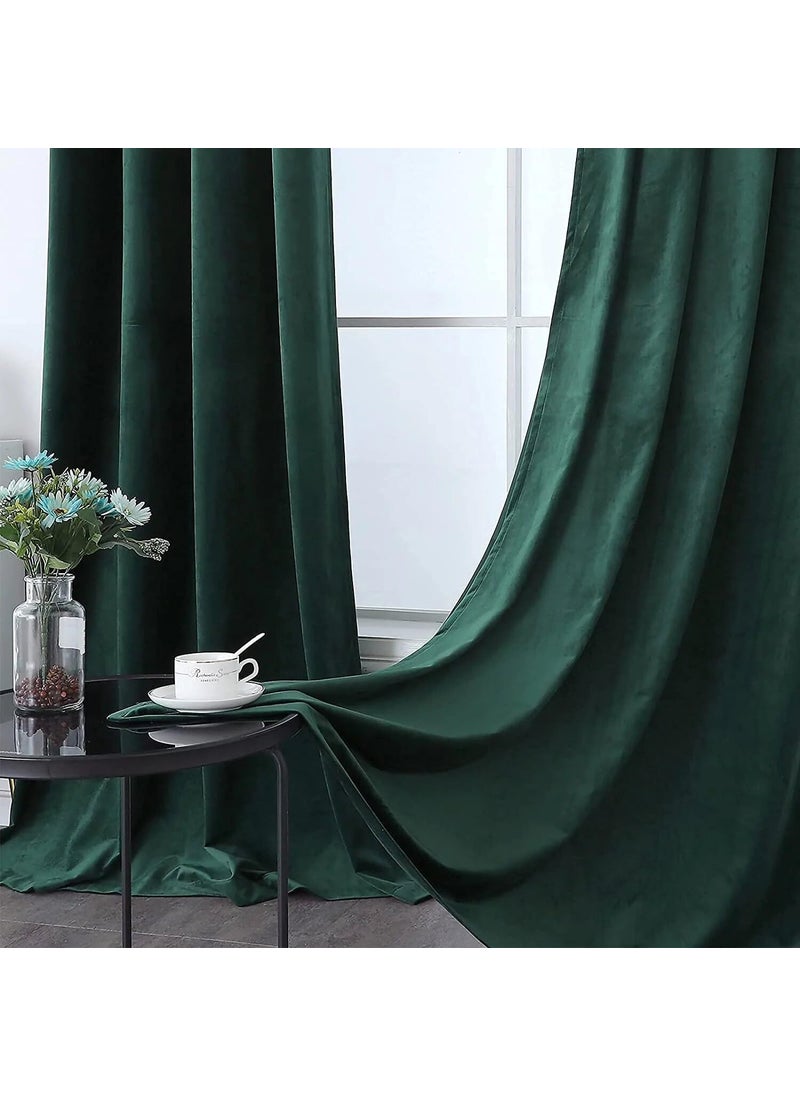beddingNdecor Forest Green Heavy Premium Polyester Velvet Upholstery Fabric 54137 cm Wide for Curtains Cushions Sofa Velvet Fabric by Meter Luxury Velvet