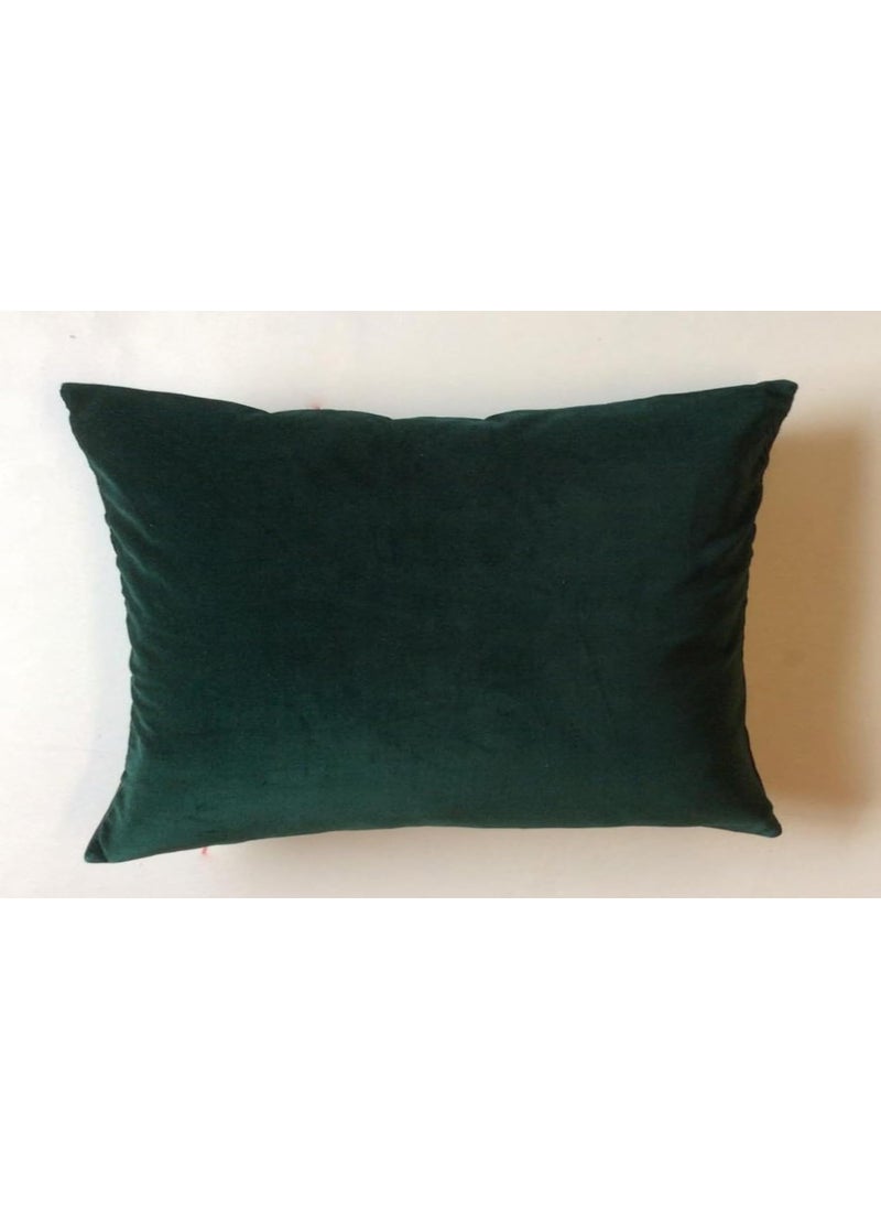 beddingNdecor Forest Green Heavy Premium Polyester Velvet Upholstery Fabric 54137 cm Wide for Curtains Cushions Sofa Velvet Fabric by Meter Luxury Velvet