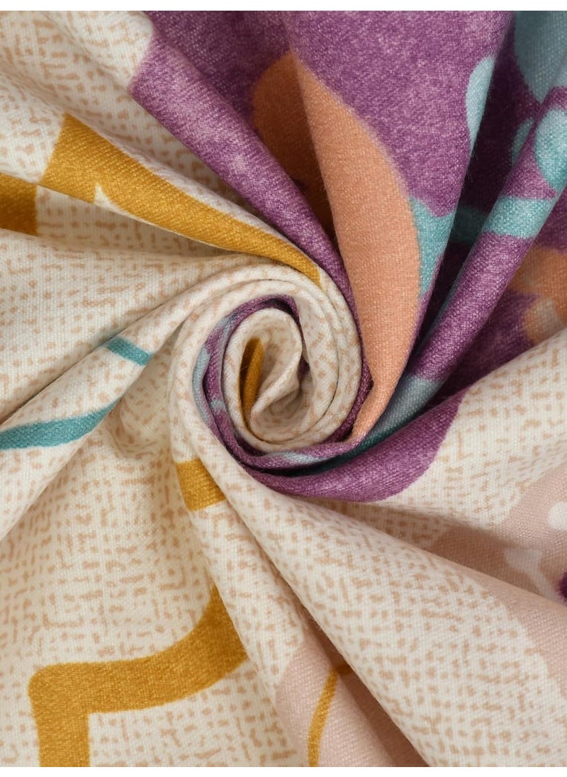 BREVARD Glacecotton DoubleDuvet CoverRajai CoverBlanket Cover with Zipper 90x100 Inches Multi Color