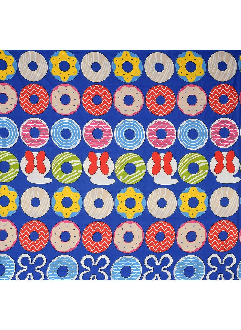 BREVARD Glacecotton DoubleDuvet CoverRajai CoverBlanket Cover with Zipper 90x100 Inche Blue Red