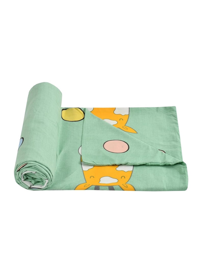 BREVARD Glacecotton DoubleDuvet CoverRajai CoverBlanket Cover with Zipper 90x100 Inches Green