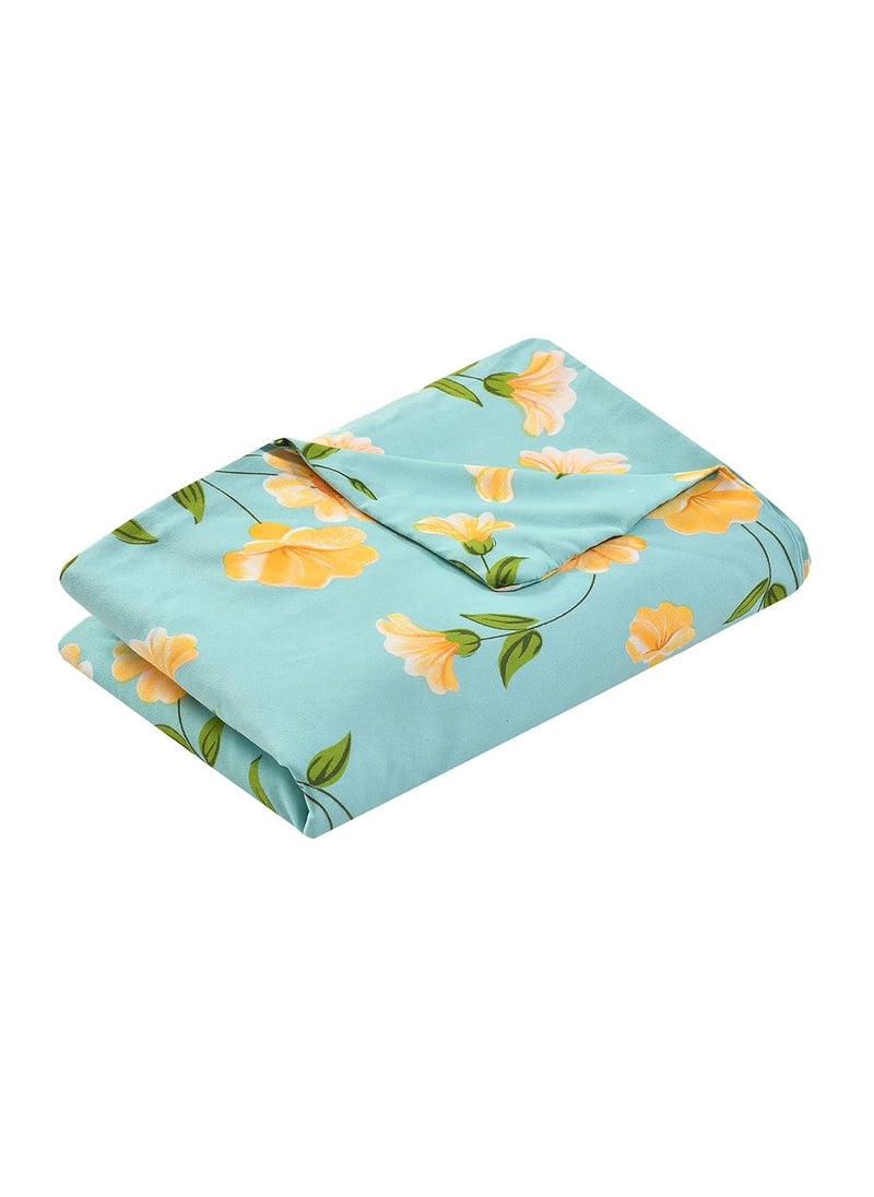 BREVARD Glacecotton DoubleDuvet CoverRajai CoverBlanket Cover with Zipper 90x100 Inche Light Green